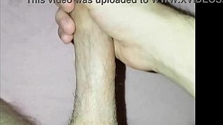 Watch this young solo cock play with homemade masturbation