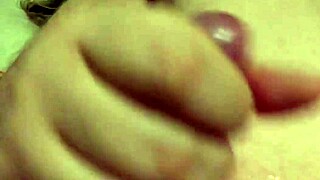 I’m obsessed with my chubby wife’s hairy slit in slow-motion action