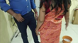 Hot homemade sex video with a hard working Indian girlfriend