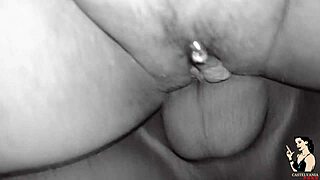 Redhead bride gets a solo cumshot in this video