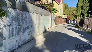 Widow tricked three guys into haunted house for wild fucking! 😈