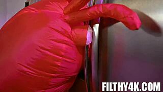 Cosplaying stepmom Naomi Foxxx in wild unexpected threesome with Johnny Love