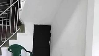 I discover my stepsister fucking her boyfriend in the room and record it so she does the same to me part two