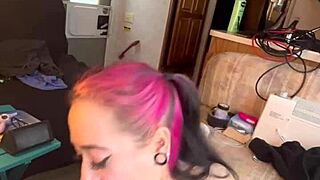 have you seen this beautiful woman with that big hard cock?