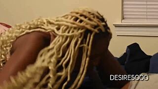 Milf Babe Gives Homemade Blowjob and Handjob with Wet Tits