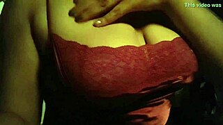 Black Tits Red Tank Top Nipple Suck