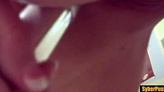 my sexy blonde step sis masturbates to cum then does anal toying