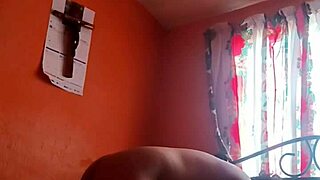 A young woman gets a big cock in her mouth and vagina at home