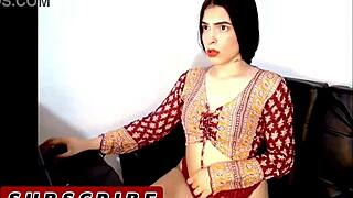 European teen flaunts big ass in homemade lingerie video