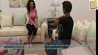 wife or stepmother in sneaky erotic game?