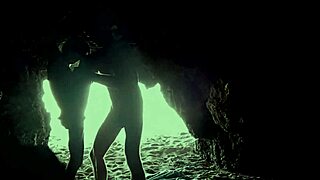 uh, we’re hidin at the beach in a cave, gettin it on… ya know!