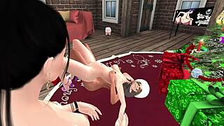 La Jeune Épouse Du Père Noël Baise Avec Les Elfes