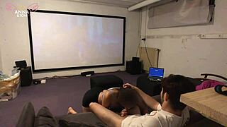 Stepsiblings fuck during Disney movie and call it family bonding