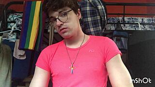 Gay Twink Niko Springs Teases With His Massive Cock Solo.