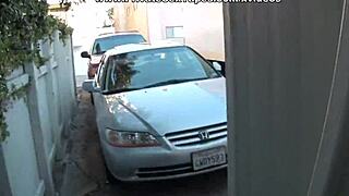 My sexy brunette girlfriend bent over for ruthless doggy pounding