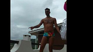 Me and Lunna Vaz banged hot on the party balcony