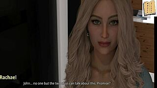 racheal shares her secret in this homemade teen scene