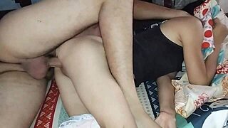 Man, sliding in sideways to hit that tight spot! 😜