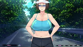 Yarichin hentai game part 2 has cheating housewife bent over for cum