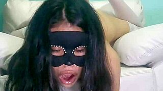 An amateur wife is tortured by a huge dildo by her girlfriend