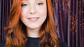Red-haired amateur's self-pleasure experience