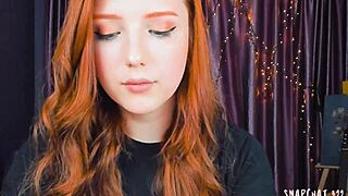 Red-haired amateur's self-pleasure experience