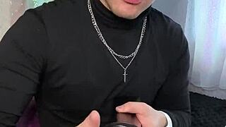 Gay stepson gets drilled by horny daddy after work