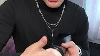 Gay stepson gets drilled by horny daddy after work
