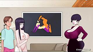 so, kimmytoons got a hot blowjob during couples therapy session. totally unexpected!