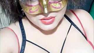 Sexy Chubby Babe Sends Porn to Stepbrother, Seduces Him Home for Sex