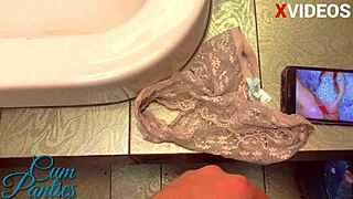 Framed My Girlfriend Stole Her Panties And Cum In Them!