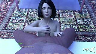 New visual novel with hot girlfriend action - Fucking