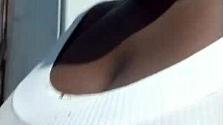 brazilian latina demonstrating deepthroat skills