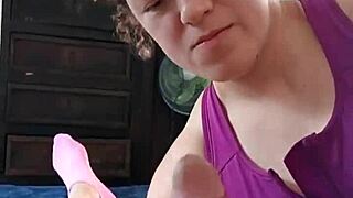 she's just learning how to suck a cock like a pro. it’s her first real try.