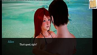 my new family 86 has small tits and big ass in this erotic hentai game, i-i can't stop watching it...