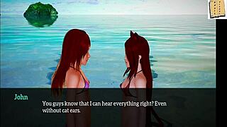 my new family 86 has small tits and big ass in this erotic hentai game, i-i can't stop watching it...