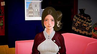 My new family plays a game with cartoon characters