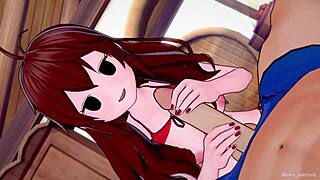 Girlfriend moves seductively to the rhythm in her tiny bikini