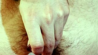 toying and fingering my hairy hole close up