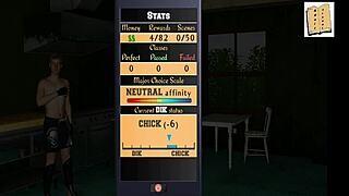 being a dik chick route 3 with big tits brunette 😏