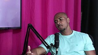 lucas ferraz in sheer red lingerie