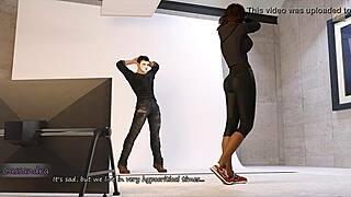 earning cash posing for sexy brunette cassie in big city pleasures