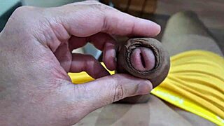 A young and straight twink's solo pleasure experience