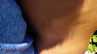 Cumming In Panties Of My Stepsister In The Garden!