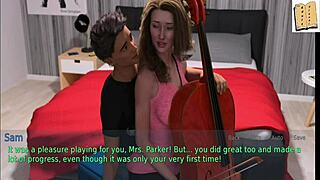 Is that wife and stepmother playing an erotic game?