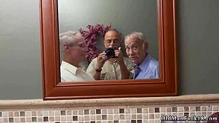 Old guy pounds teen's tight ass in public bathroom! What a shock for frannkies!