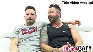 John brachalli fucks martin mazza hard on sofa with big cock