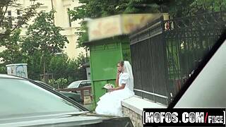 Stranded Teen Amirah Adara Flashes Shaved Pussy