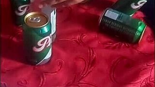 My boyfriend puts my dick on camera in this retro amateur video