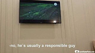 babysitter chats before giving blowjob and fucking